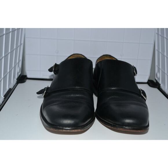 Cole Haan Giraldo C12444 Loafers Shoes Men\'s Size US 8 M Black Double Monk Strap main image 6
